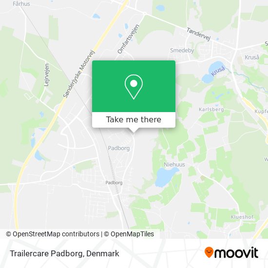 Trailercare Padborg map