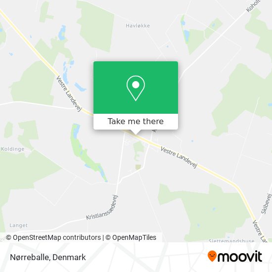 Nørreballe map