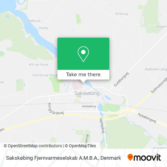Sakskøbing Fjernvarmeselskab A.M.B.A. map