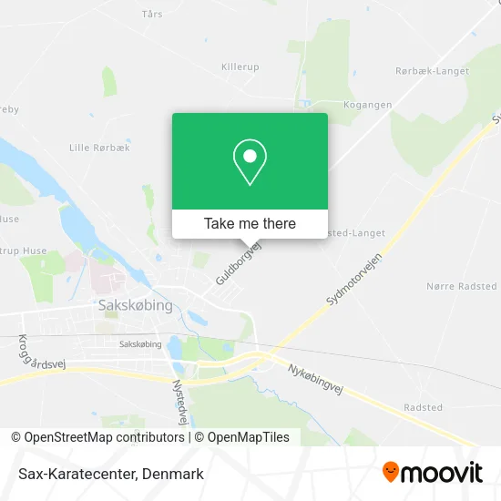 Sax-Karatecenter map