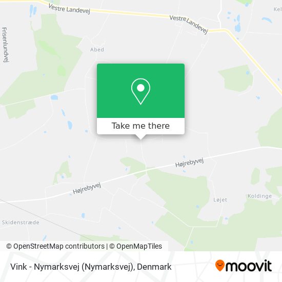 Vink - Nymarksvej map