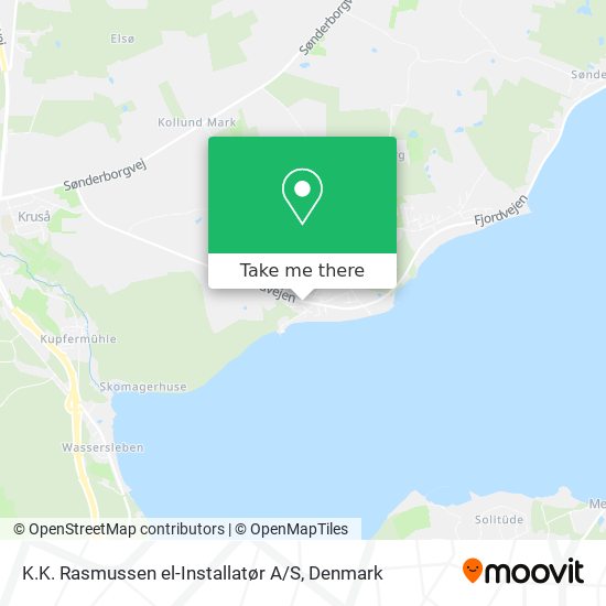 K.K. Rasmussen el-Installatør A / S map