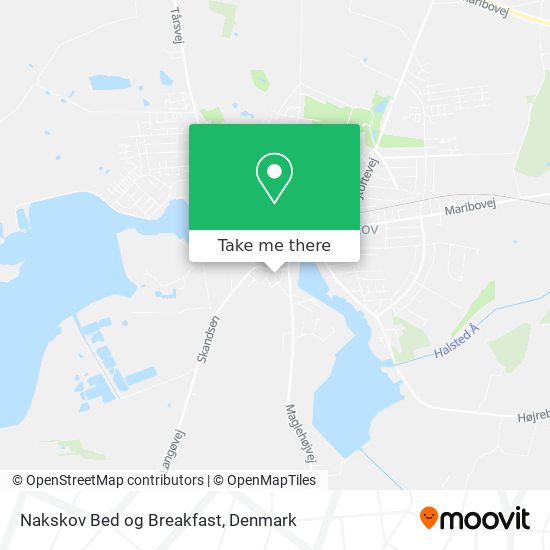 Nakskov Bed og Breakfast map