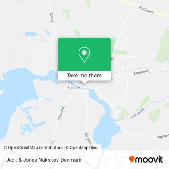 Jack & Jones Nakskov map