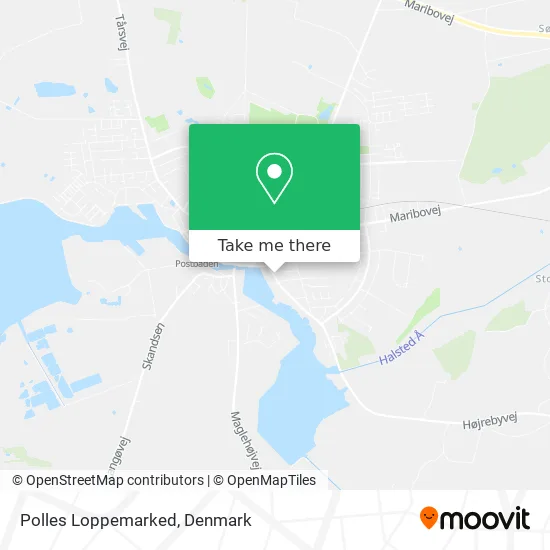 Polles Loppemarked map