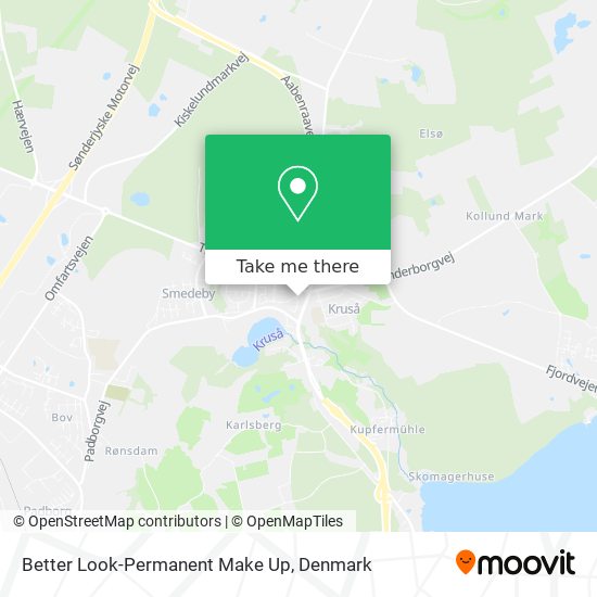 Better Look-Permanent Make Up map