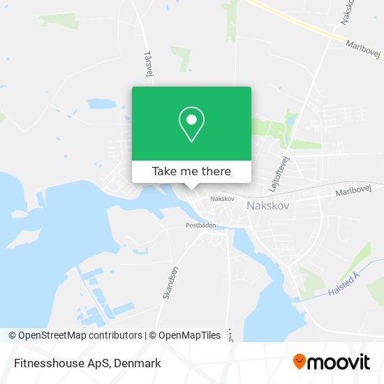 Fitnesshouse ApS map