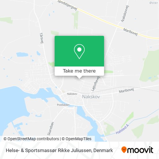Helse- & Sportsmassør Rikke Juliussen map