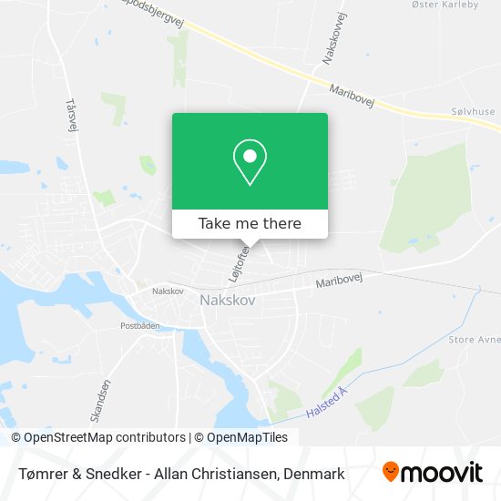 Tømrer & Snedker - Allan Christiansen map