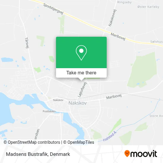 Madsens Bustrafik map