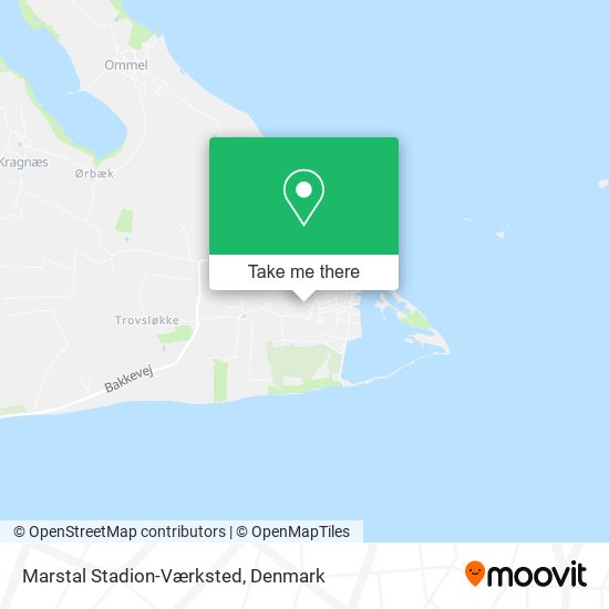 Marstal Stadion-Værksted map