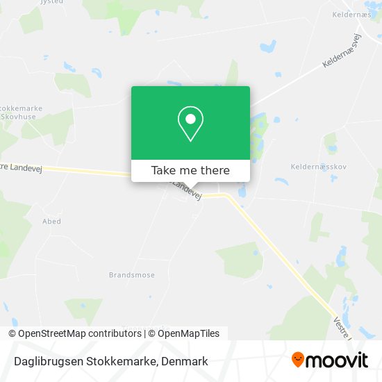 Daglibrugsen Stokkemarke map