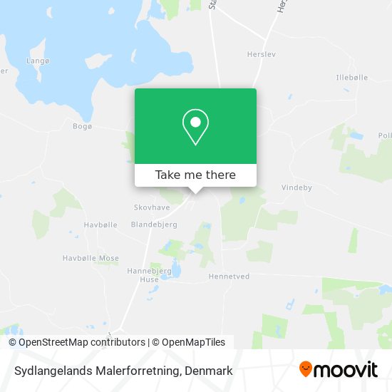 Sydlangelands Malerforretning map