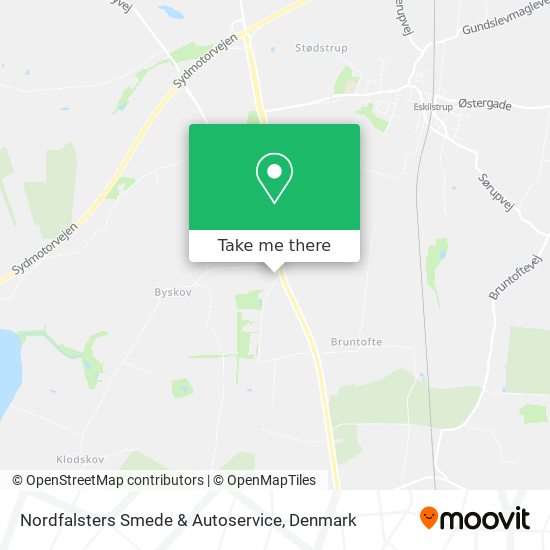 Nordfalsters Smede & Autoservice map