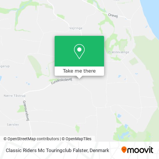 Classic Riders Mc Touringclub Falster map