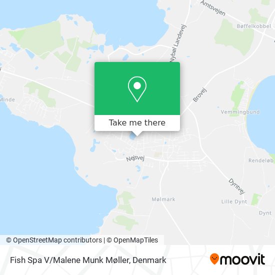 Fish Spa V/Malene Munk Møller map