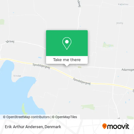 Erik Arthur Andersen map