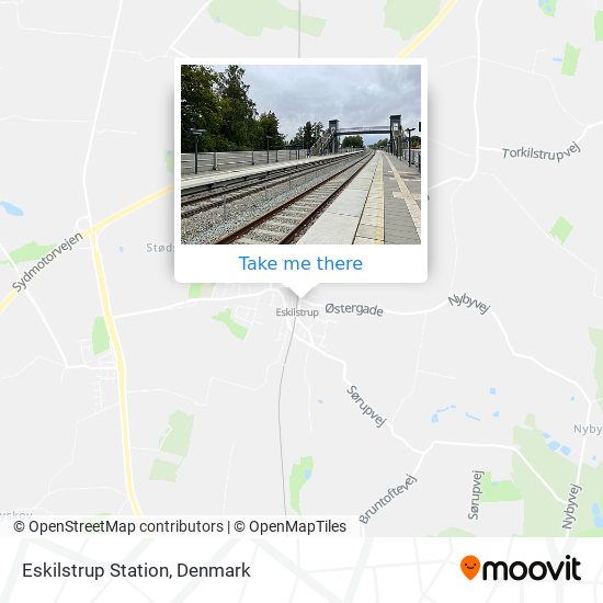 Eskilstrup Station map