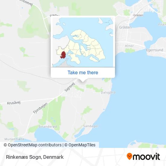 Rinkenæs Sogn map