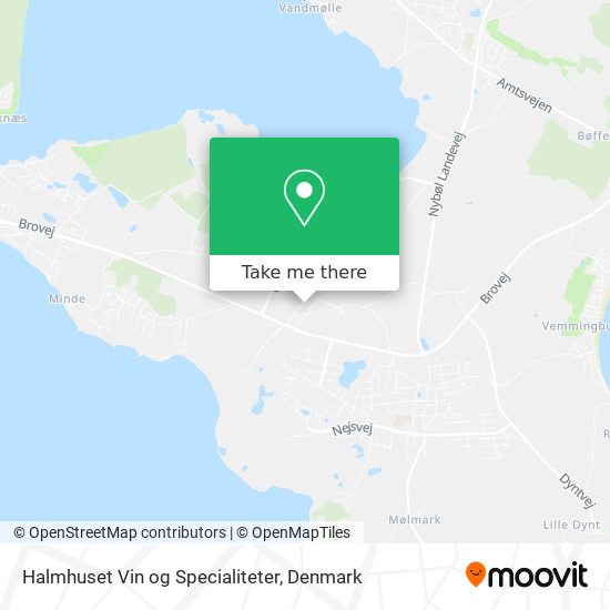 Halmhuset Vin og Specialiteter map