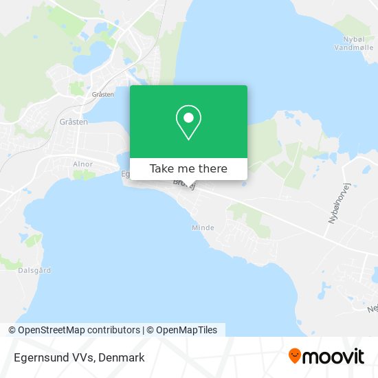 Egernsund VVs map