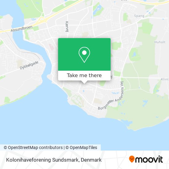 Kolonihaveforening Sundsmark map