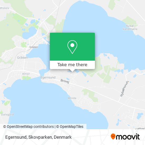 Egernsund, Skovparken map