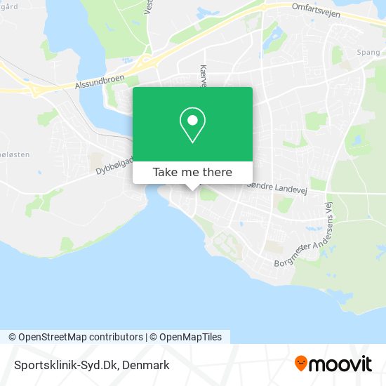 Sportsklinik-Syd.Dk map