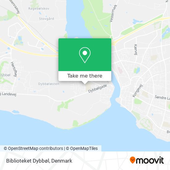 Biblioteket Dybbøl map