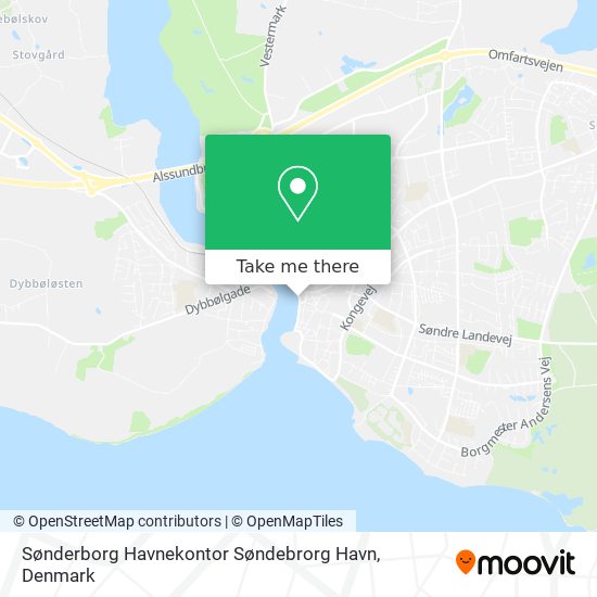 Sønderborg Havnekontor Søndebrorg Havn map