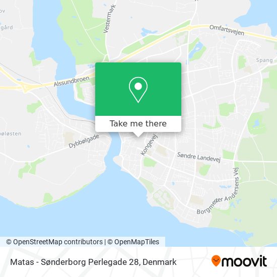 Matas - Sønderborg Perlegade 28 map