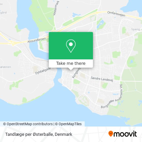 Tandlæge per Østerballe map