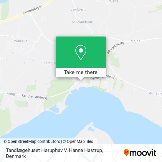 Tandlægehuset Høruphav V. Hanne Hastrup map