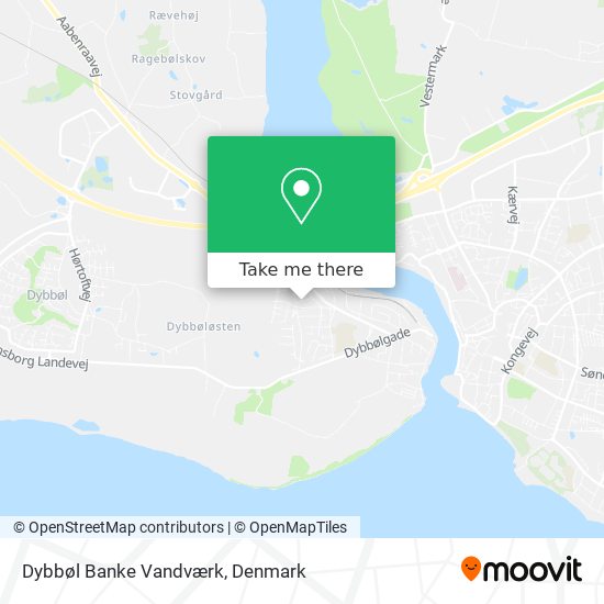 Dybbøl Banke Vandværk map