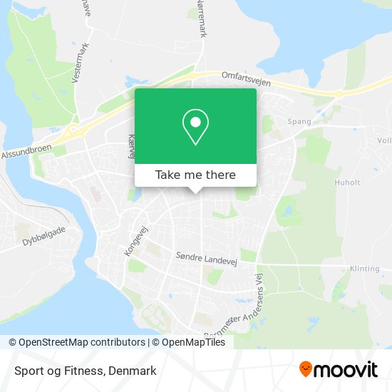 Sport og Fitness map