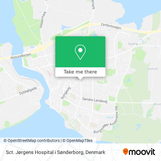 Sct. Jørgens Hospital i Sønderborg map