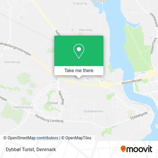 Dybbøl Turist map