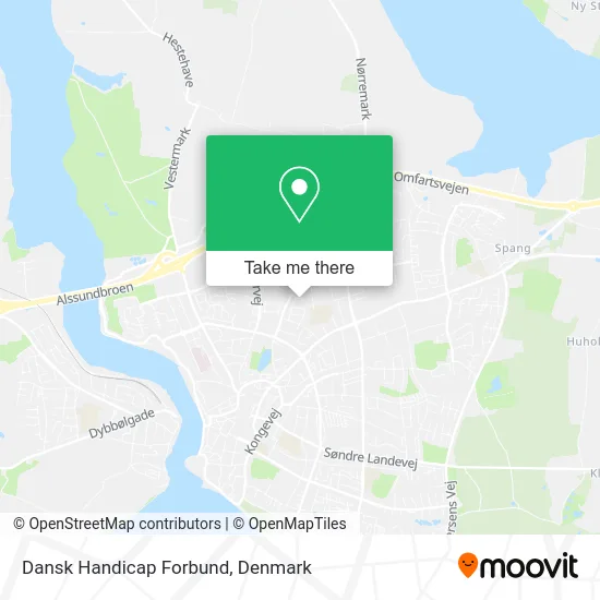 Dansk Handicap Forbund map