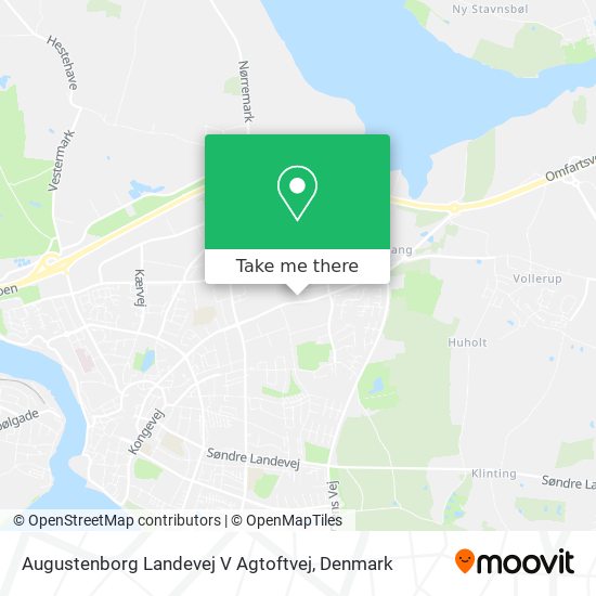 Augustenborg Landevej V Agtoftvej map