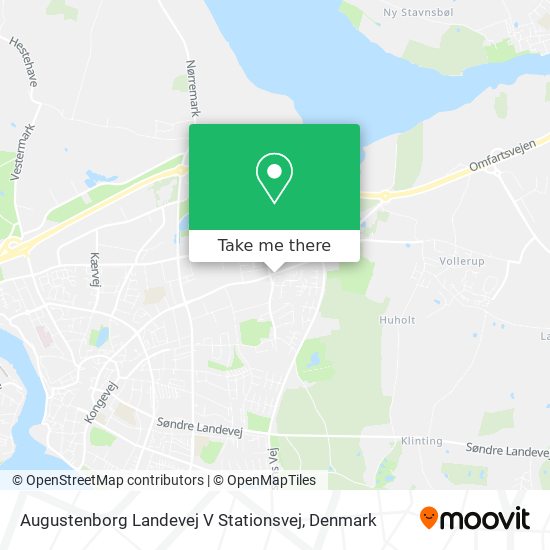 Augustenborg Landevej V Stationsvej map