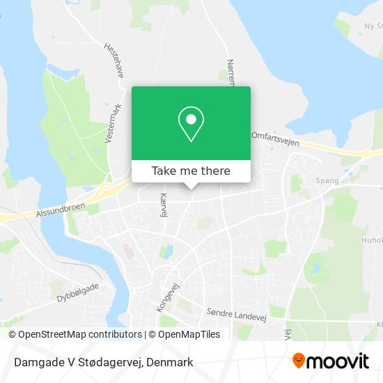 Damgade V Stødagervej map