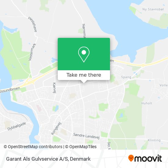Garant Als Gulvservice A/S map