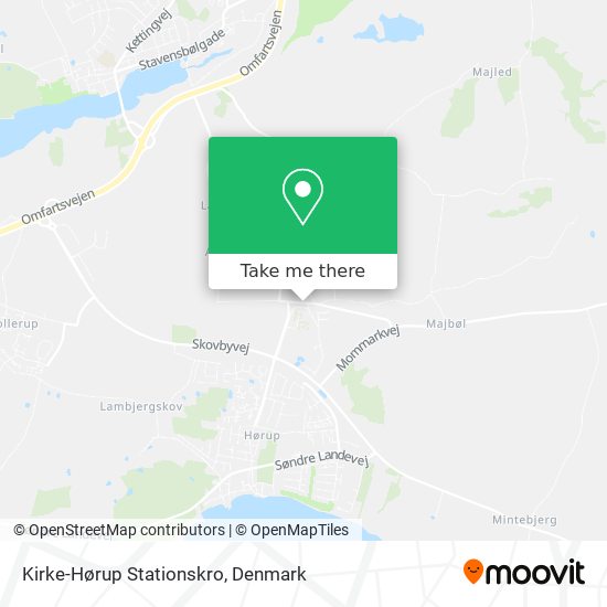 Kirke-Hørup Stationskro map