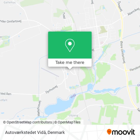 Autoværkstedet Vidå map