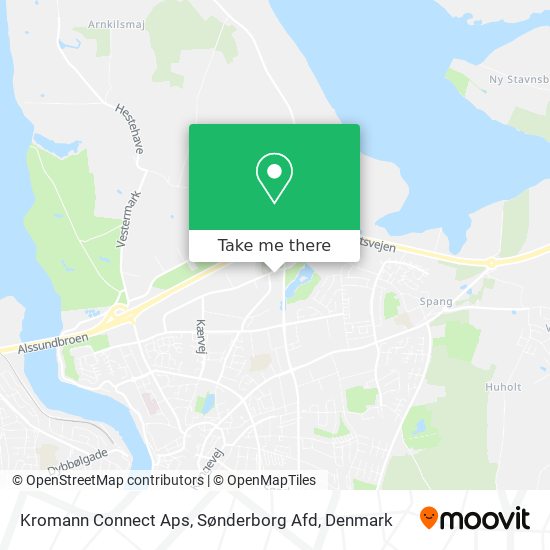 Kromann Connect Aps, Sønderborg Afd map