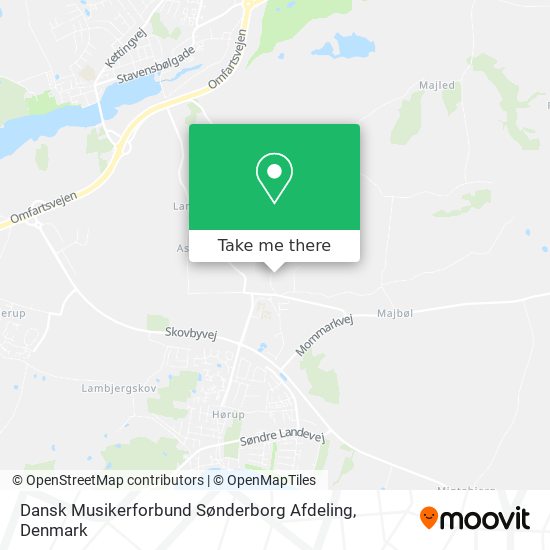 Dansk Musikerforbund Sønderborg Afdeling map