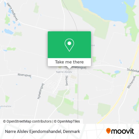 Nørre Alslev Ejendomshandel map