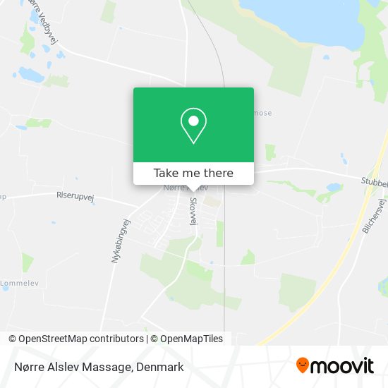 Nørre Alslev Massage map