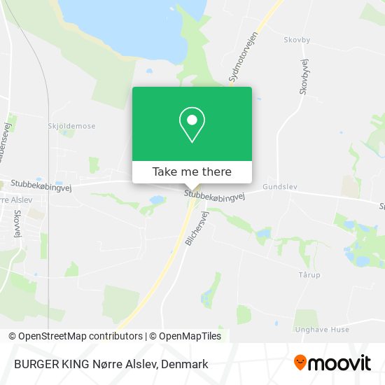 BURGER KING Nørre Alslev map