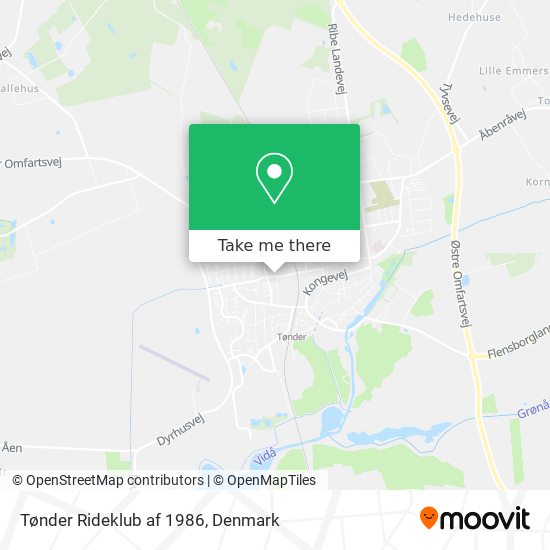 Tønder Rideklub af 1986 map